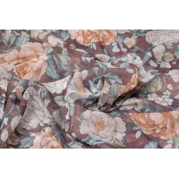 Vintage Rose Garden – Premium Chinon Digital Print Fabric Vintage Rose Garden – Premium Chinon Digital Print Fabric