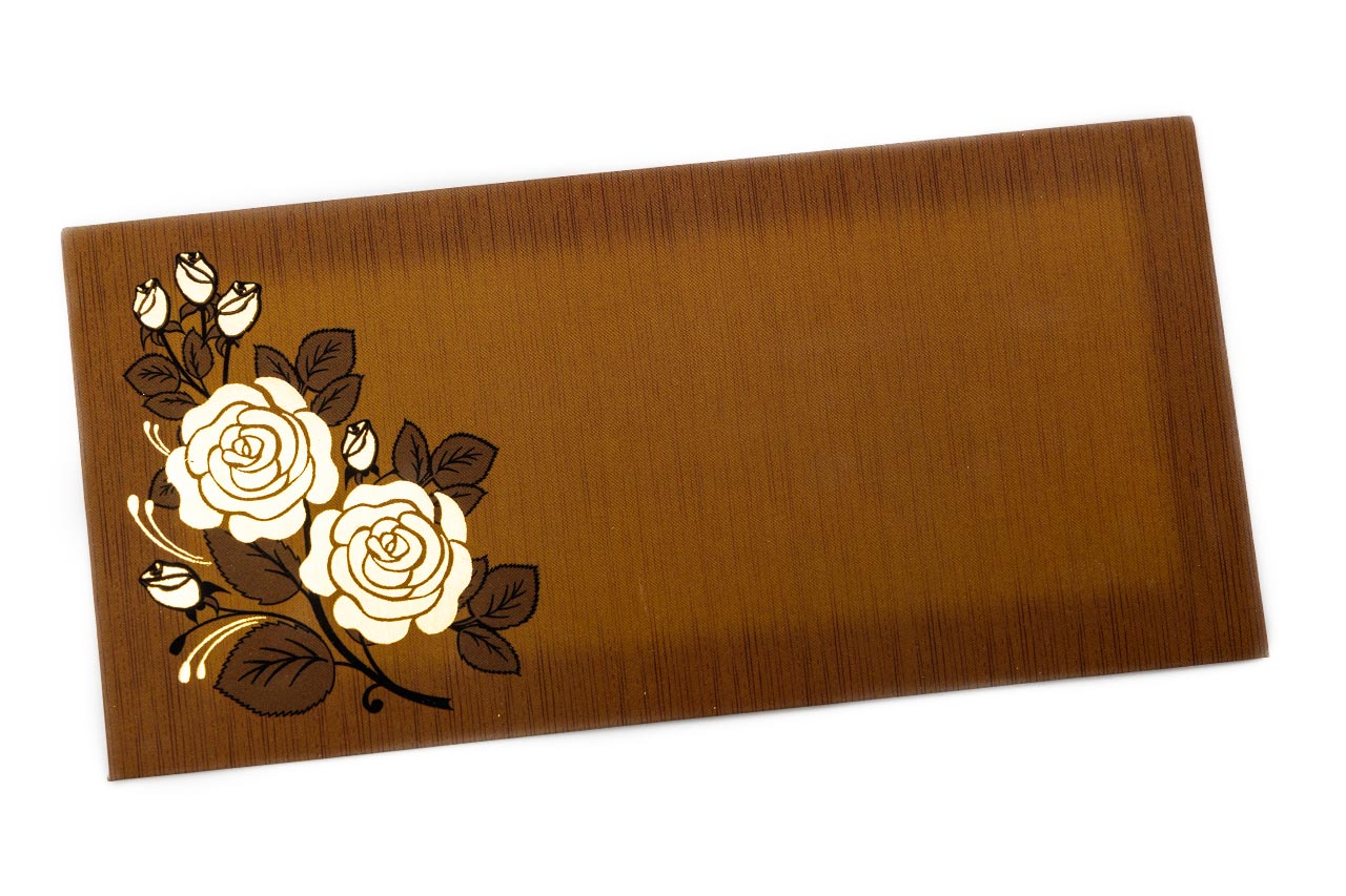 Deep Brown Shade Envelope