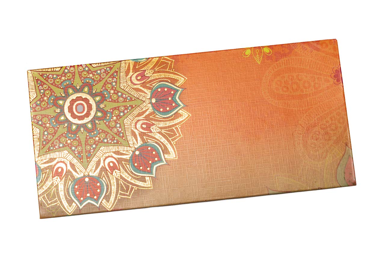 Orange shade Shagun Card