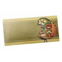 Green Peacock  Envelope