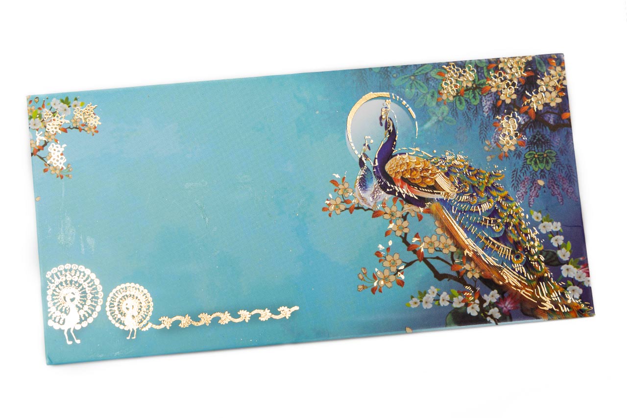 Peacock Colour Envelope
