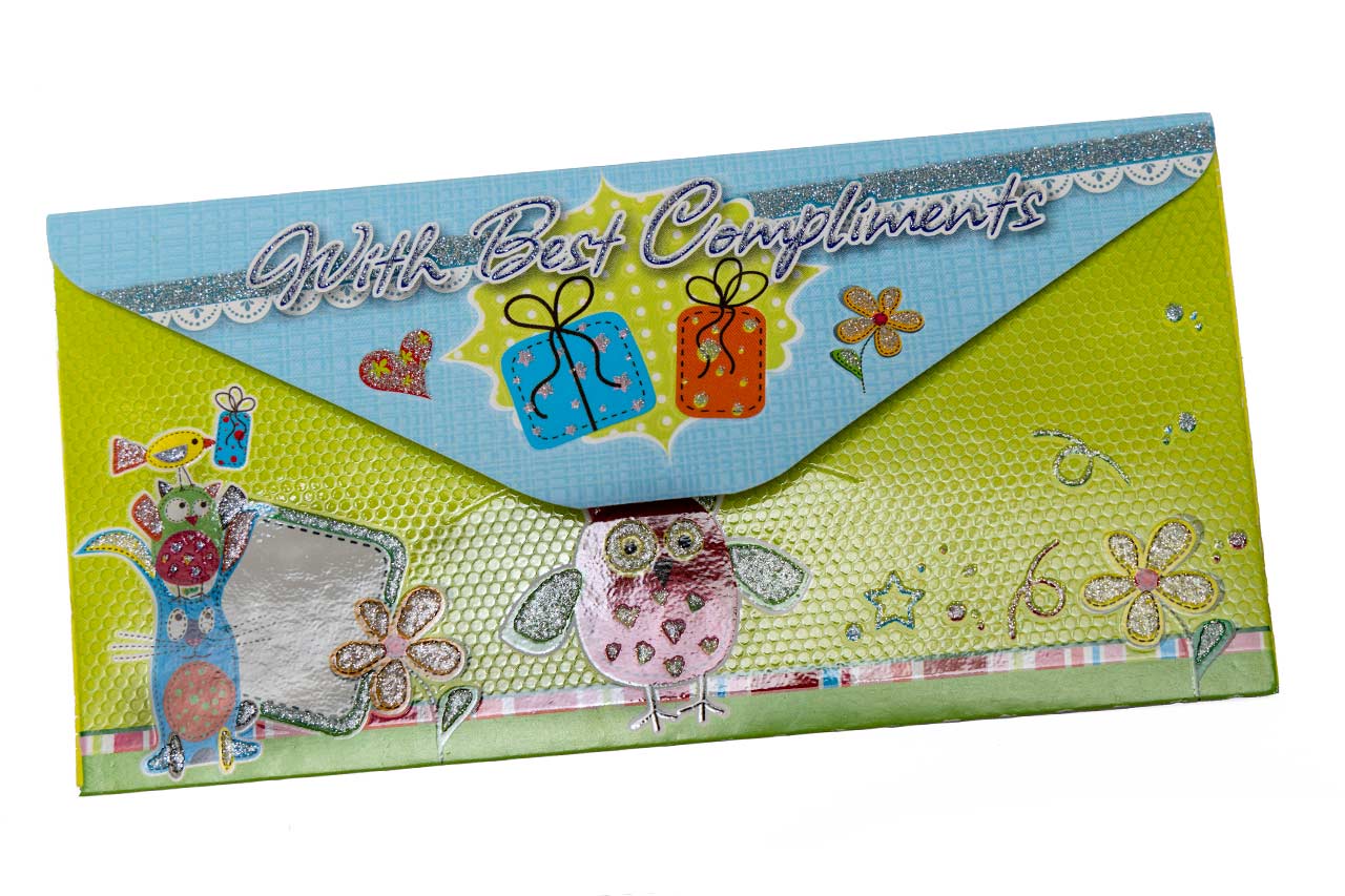 Green Premium Kids Shagun Card