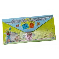 Green Premium Kids Shagun Card