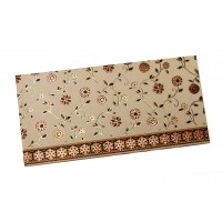 Cream Shade Floral Envelope