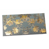 Soft Grey Floral Envelope