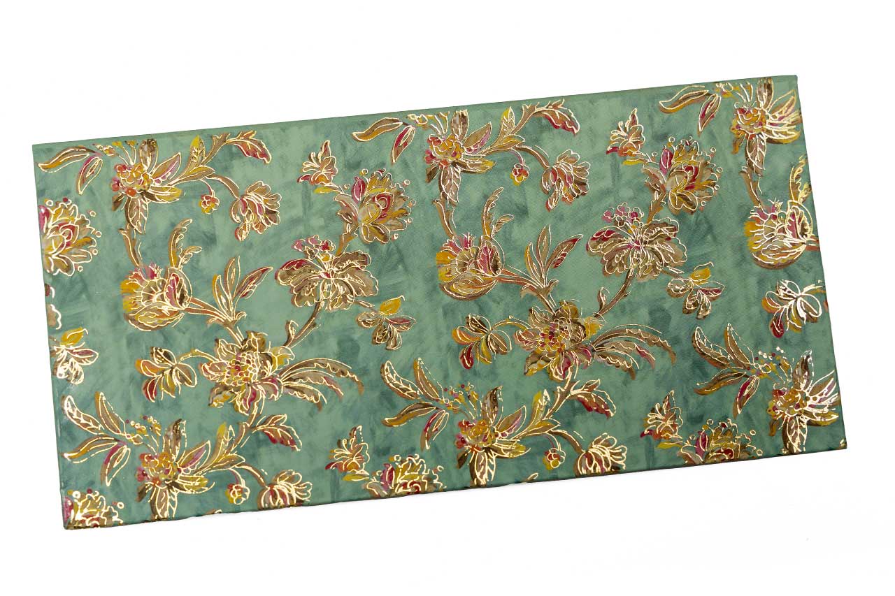 Green Flower Garden Envelope