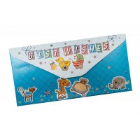 Blue Premium Kids Shagun Card