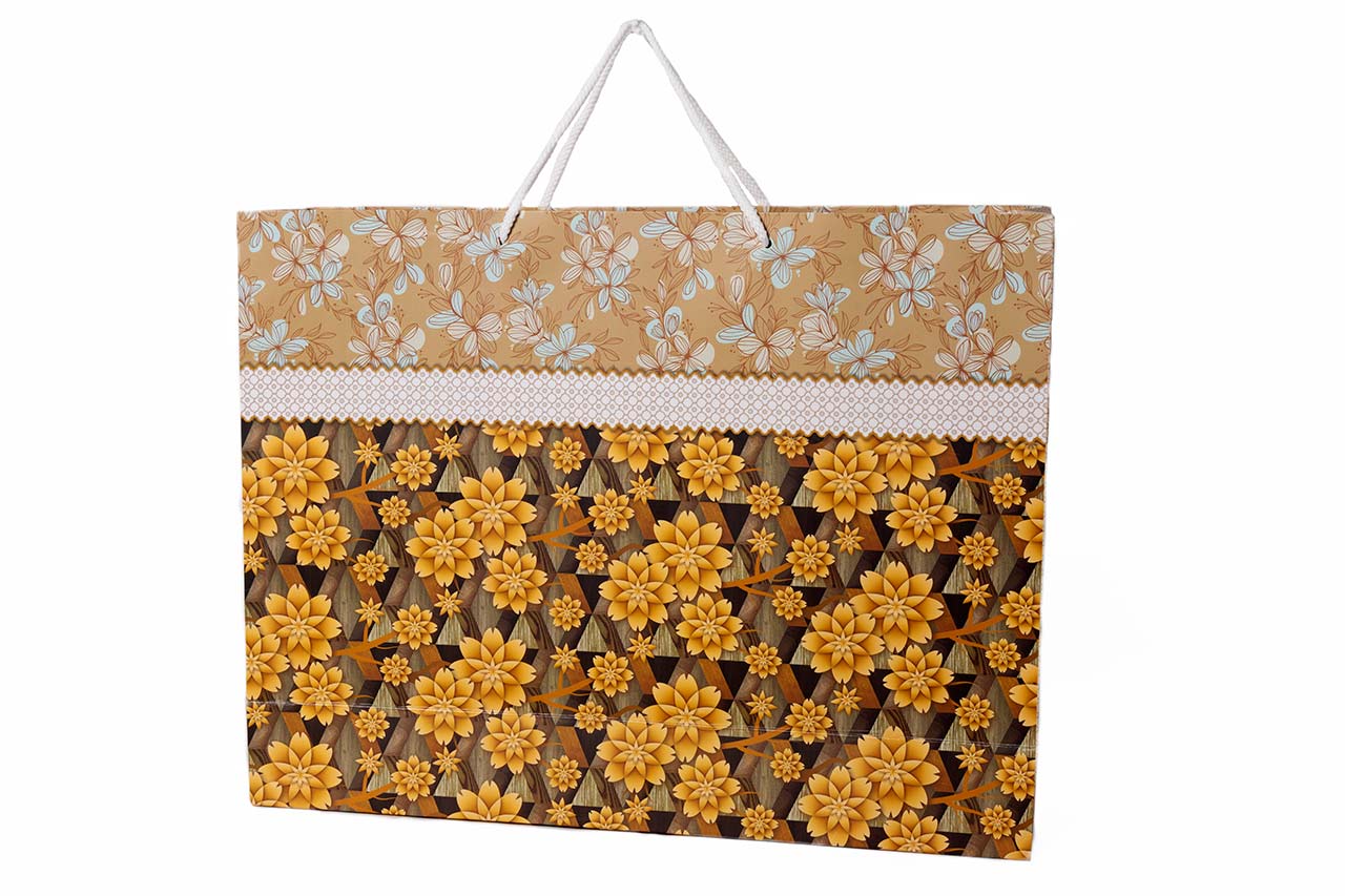 FLORAL DESIGNER GIFT BAG