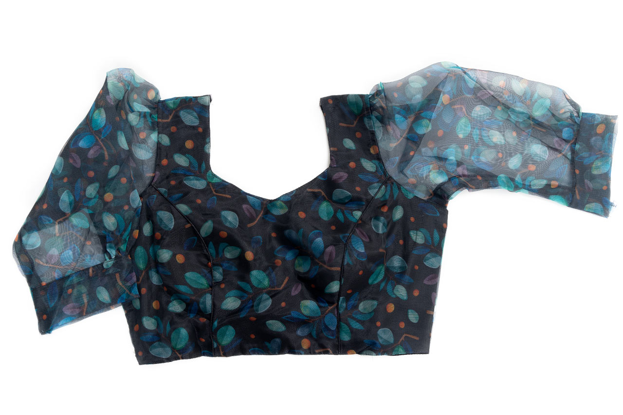 Crop top with self printing
