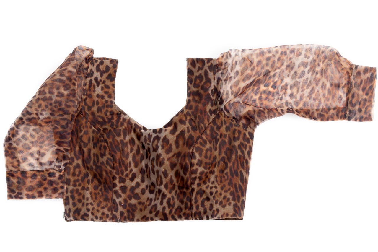 Crop top with Leopard print