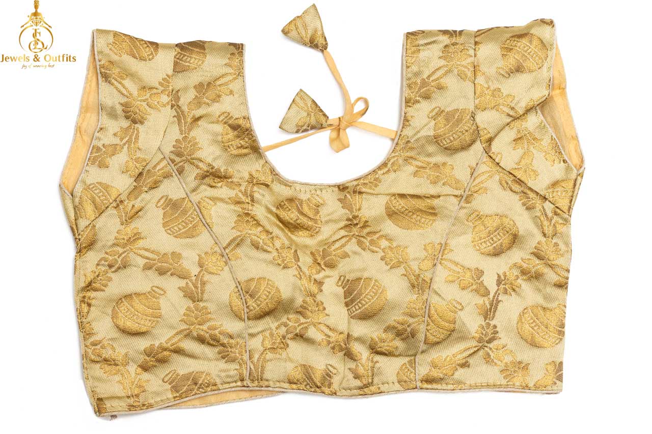 Golden embroidery Blouse 