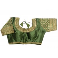 Amazing mehndi shade Blouse