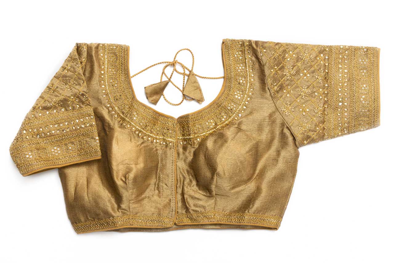 Designer golden embraided Blouse