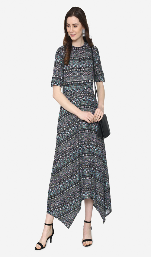 Rayon Printed Dress