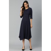 Two Tone Rich Rayon Dress