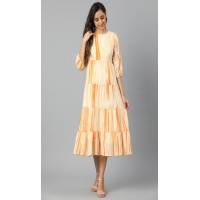 Georgette Tiered Midi Dress