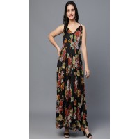 Georgette Flared Printed Dress