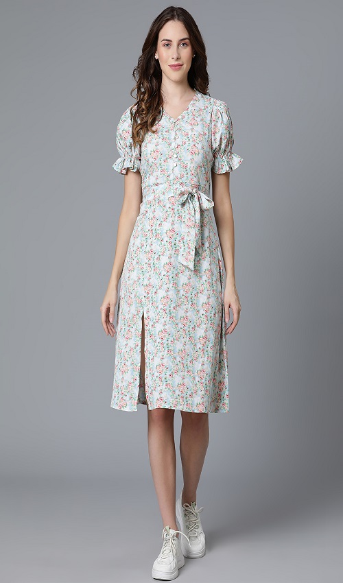 Astonishing Crepe Printed Dress