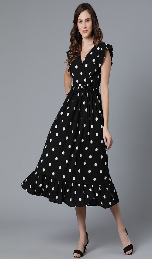 Black Polka Dots Dress