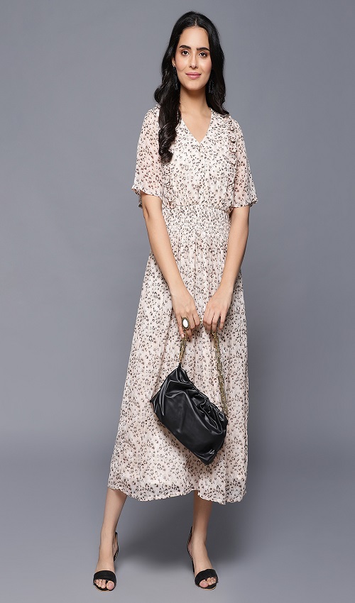 Chiffon Printed Dress