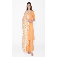 Astonishing Peach shade suit Set