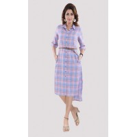 Rayon pink straight dress