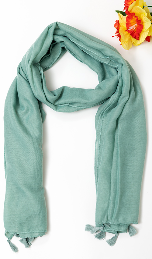 Cotton plain pattern Hijab (5 Colours)
