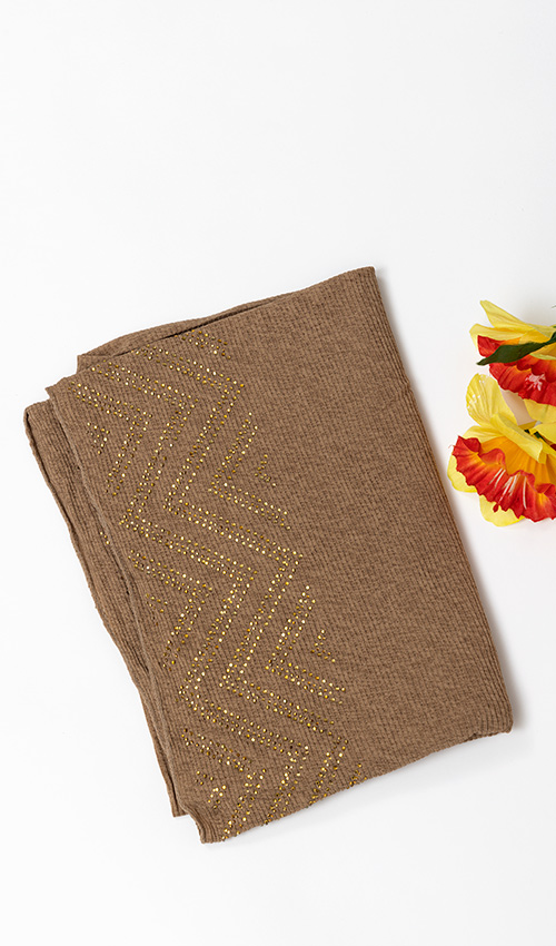 Designer Hijab with corner designs