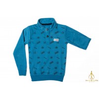 Sky Blue Kids Warm Hoodie