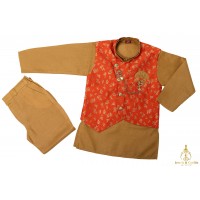 Kids Kurta Pyjama with Jacket