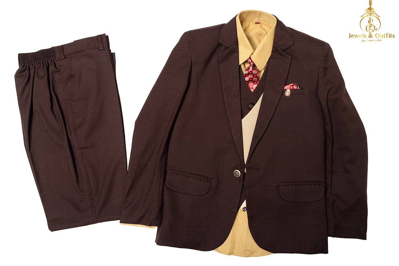 Brown suit set for kids