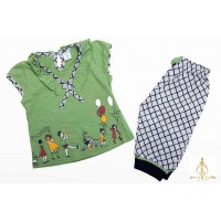 Green Baby girl casual wear