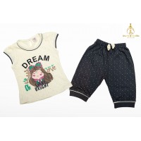 Cream Dream Baby girl casual wear