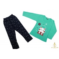 Green Baby girl casual wear