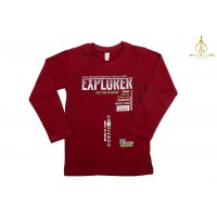 Maroon Boy full sleeves T-Shirt