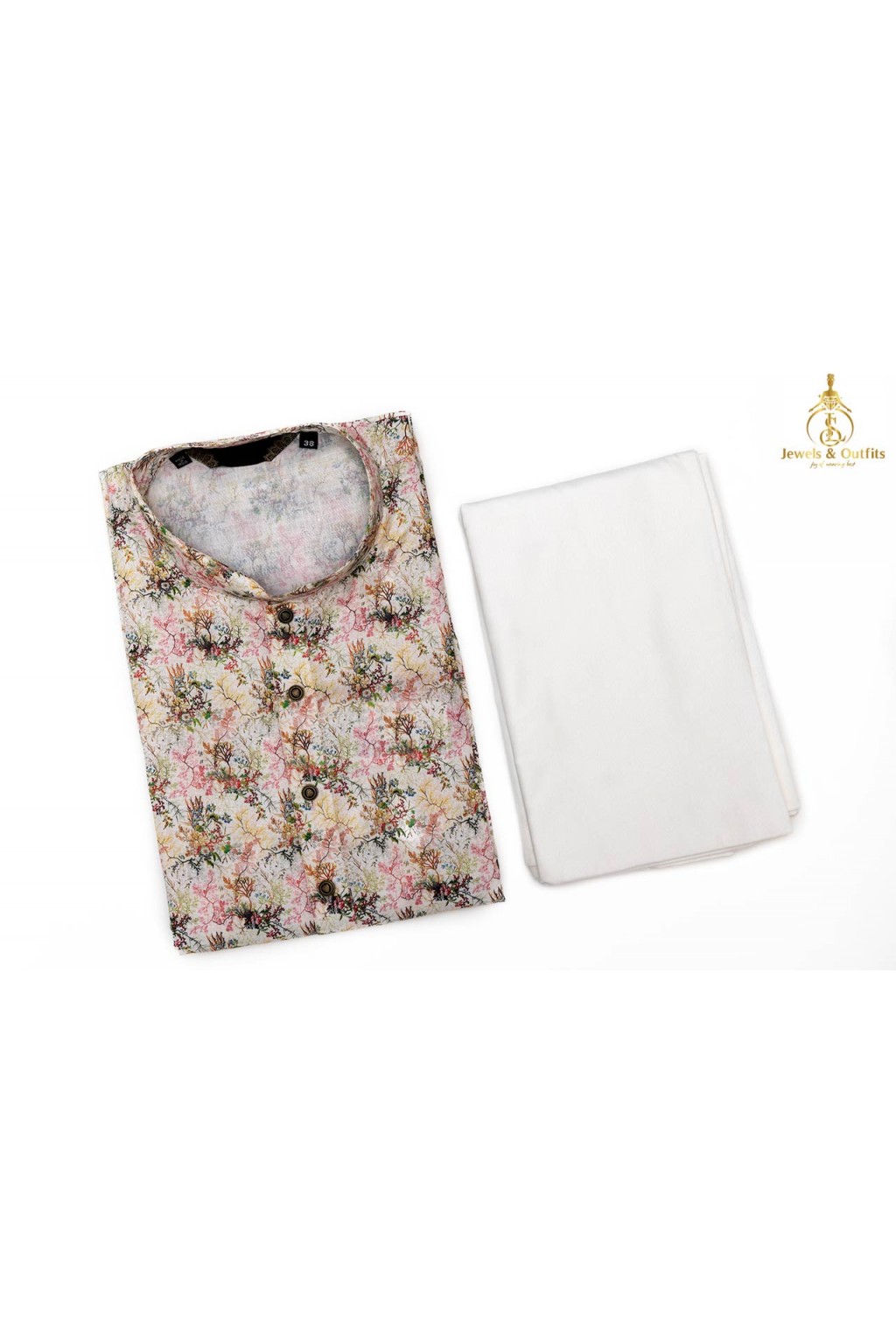 Floral pattern Kurta pyjama set