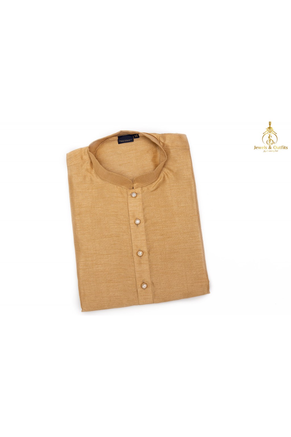 Plain golden kurta 