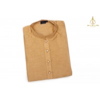 Plain golden kurta 