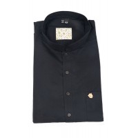 Plain Black mid length kurta 