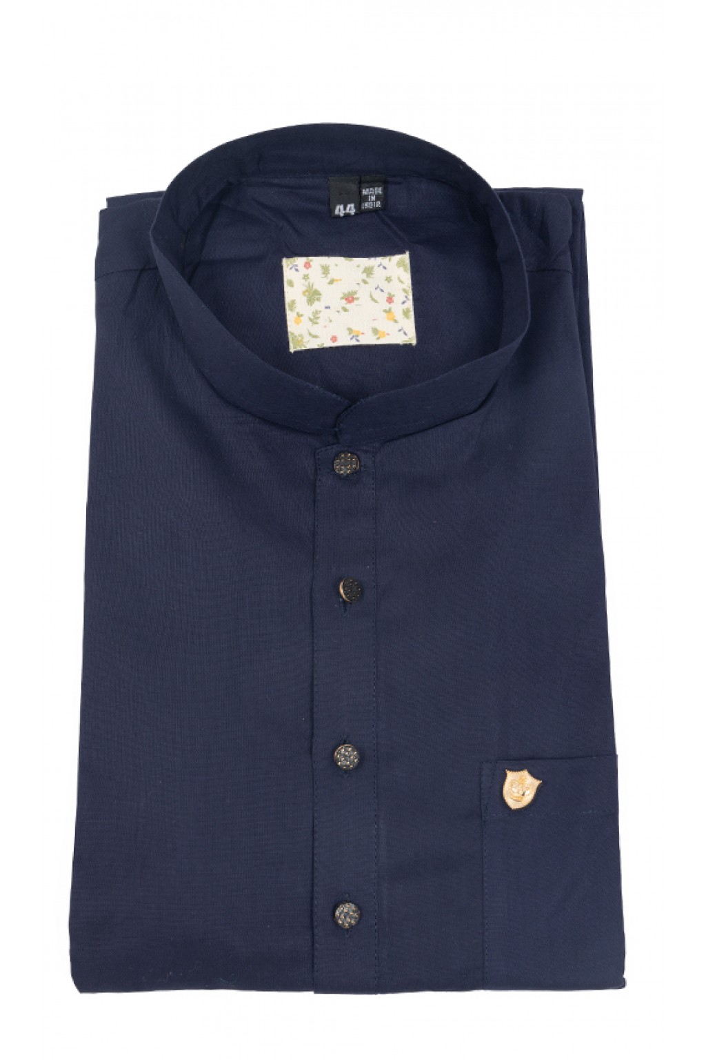 Black and Navy mid length kurta 