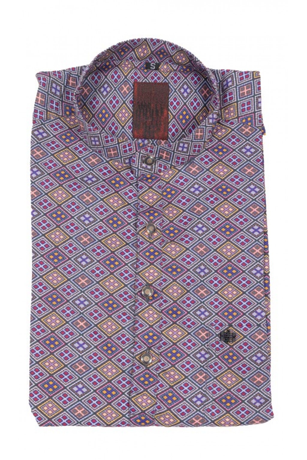 Purple shade Cotton short kurta 