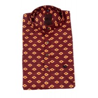 Maroon shade shirt length kurta 