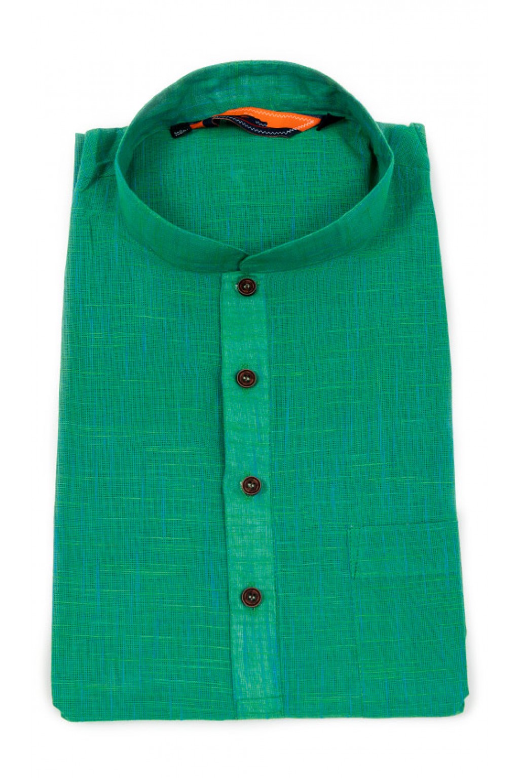 Sea Green Plain mid length kurta 