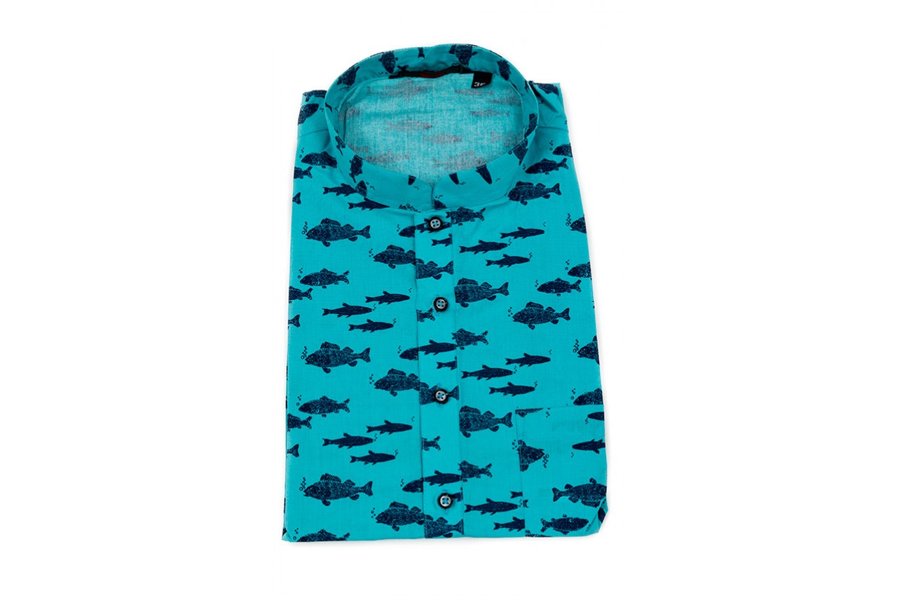 Fish Pattern mid length kurta 