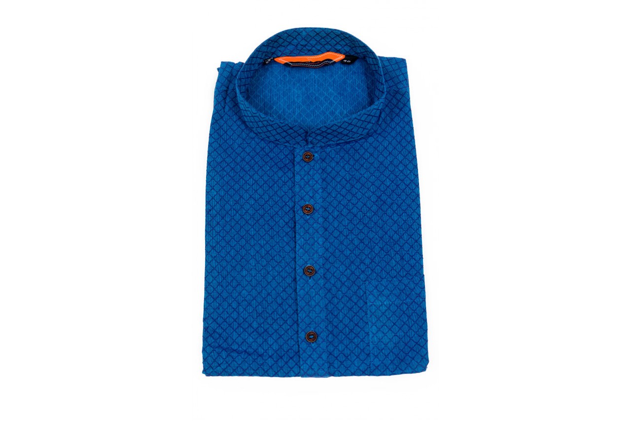 Blue Shade mid length kurta 