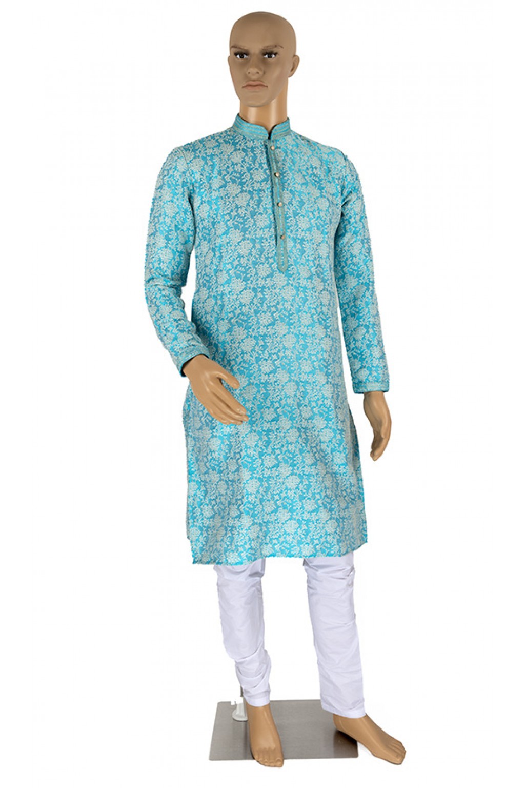Awesome sky shade kurta pyjama set