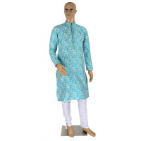 Awesome sky shade kurta pyjama set