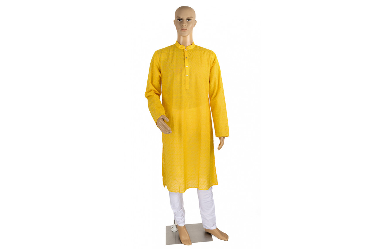 Yellow Chicken Kari work set