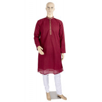 Maroon Shade kurta pyjama set