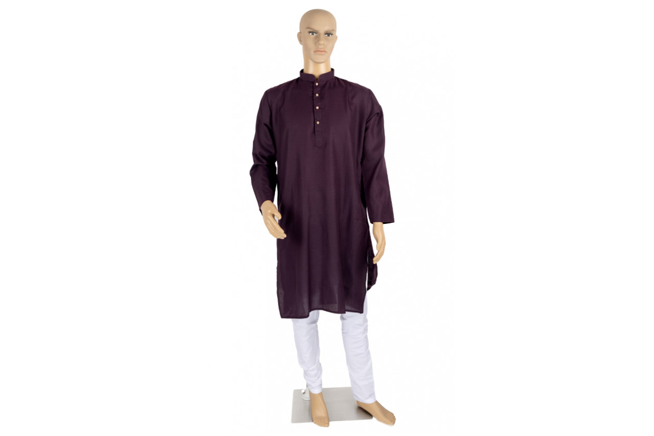 Purple shade kurta pyjama set